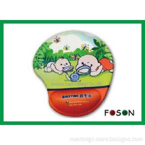 Full Color Printing Silicone Mouse Pad with Wrist Rest